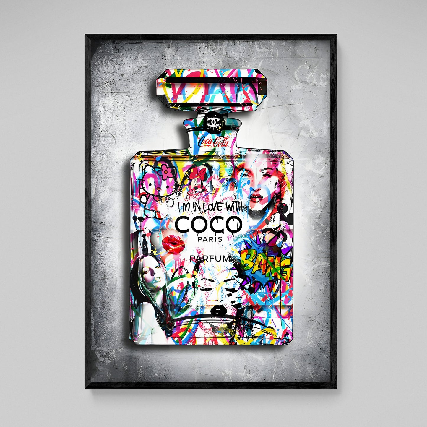 Pink Pop Art Canvas - The Trendy Art