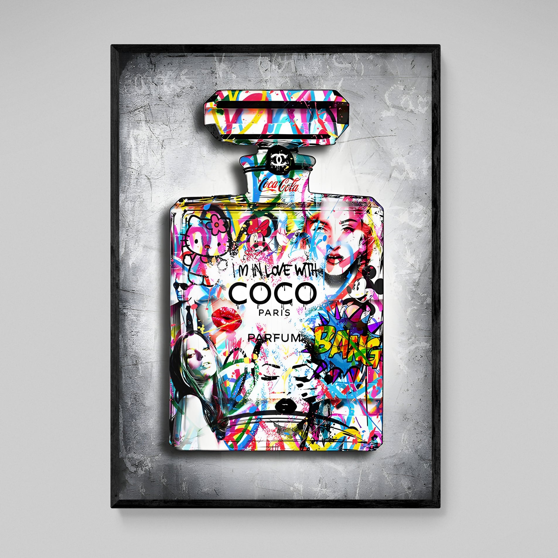 Pink Pop Art Canvas - The Trendy Art