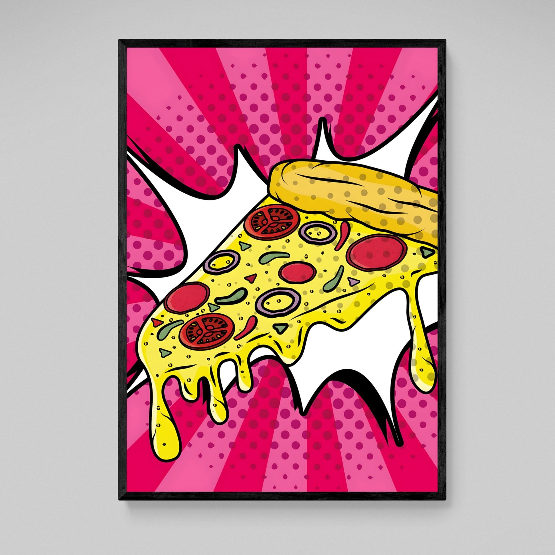 Pizza Pop Art Canvas - The Trendy Art
