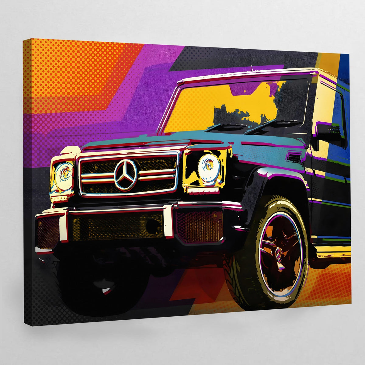 Pop Art Car - The Trendy Art