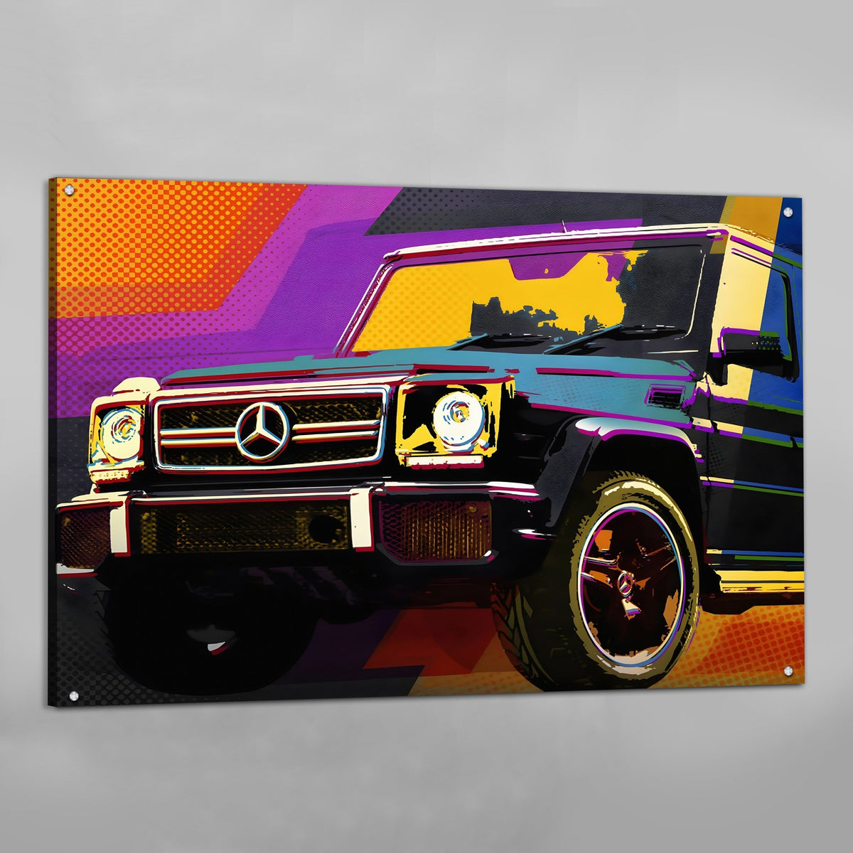 Pop Art Car - The Trendy Art