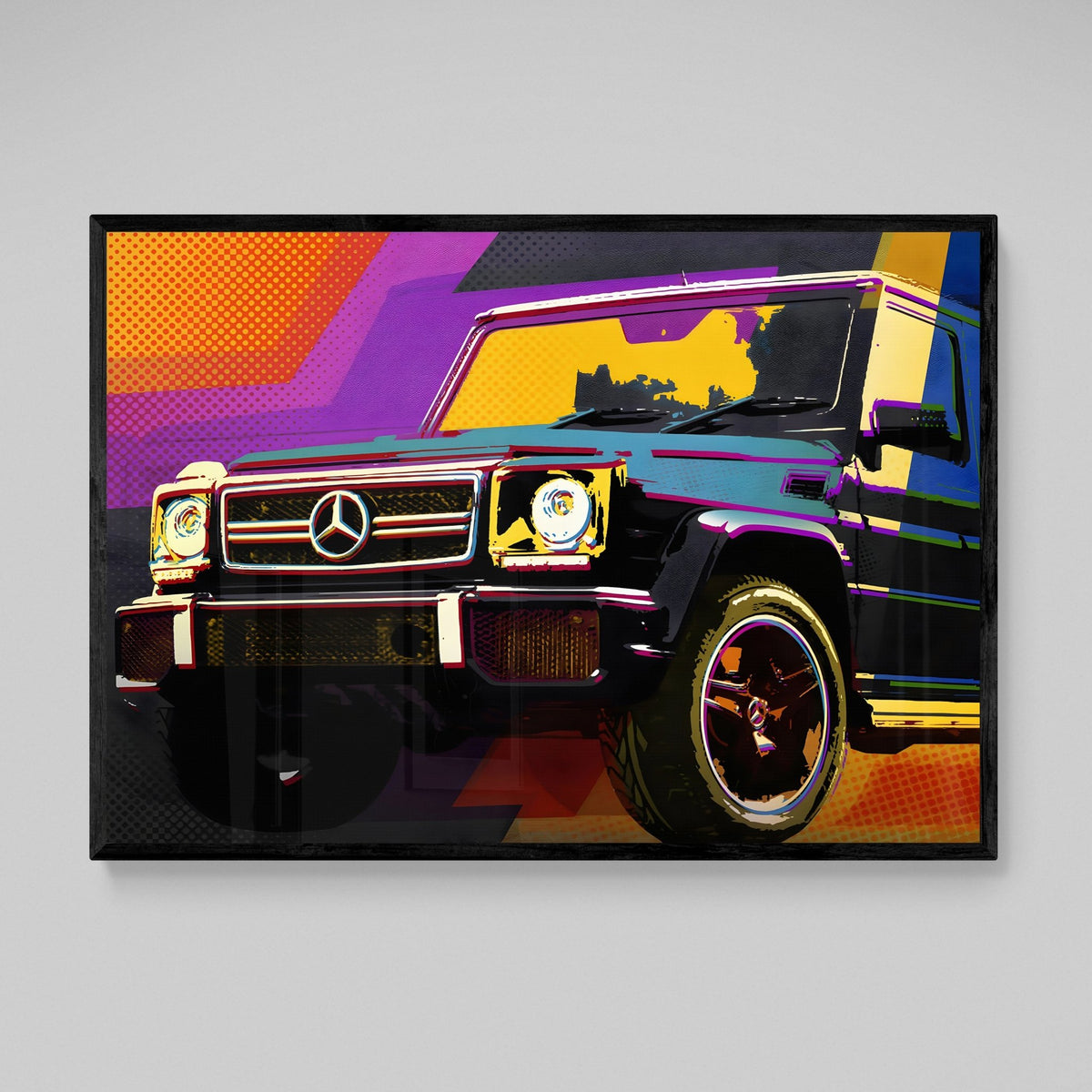 Pop Art Car - The Trendy Art