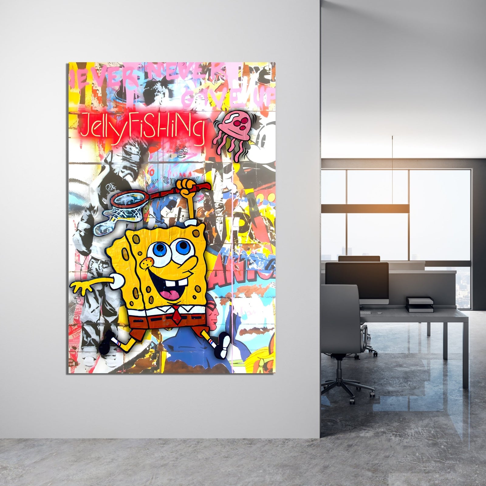 Pop Art Cartoon Canvas - The Trendy Art