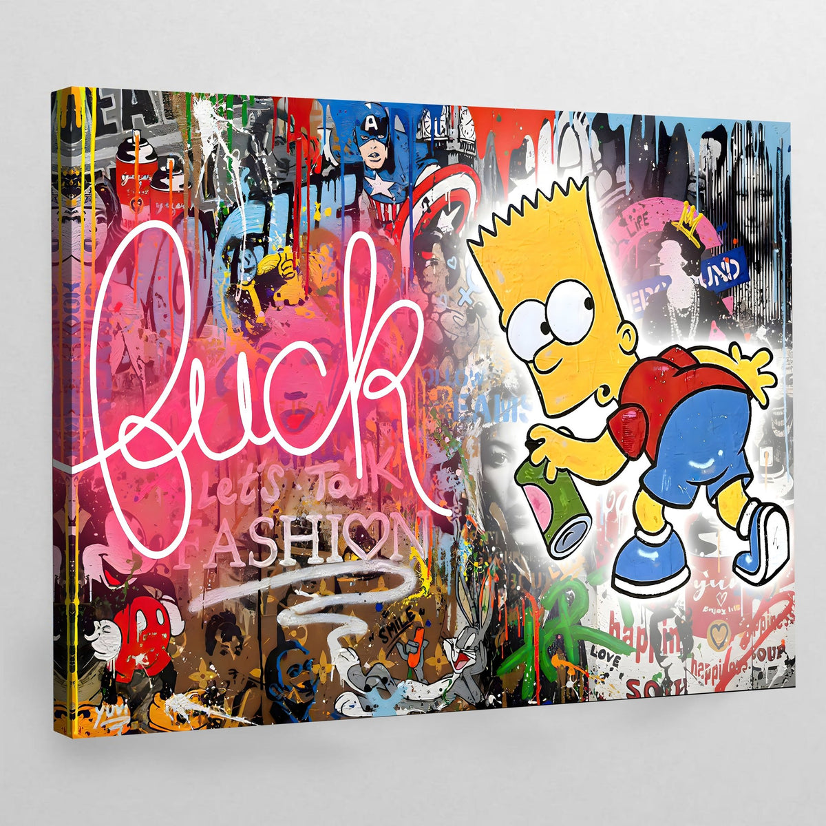 Pop Art Comic Canvas - The Trendy Art