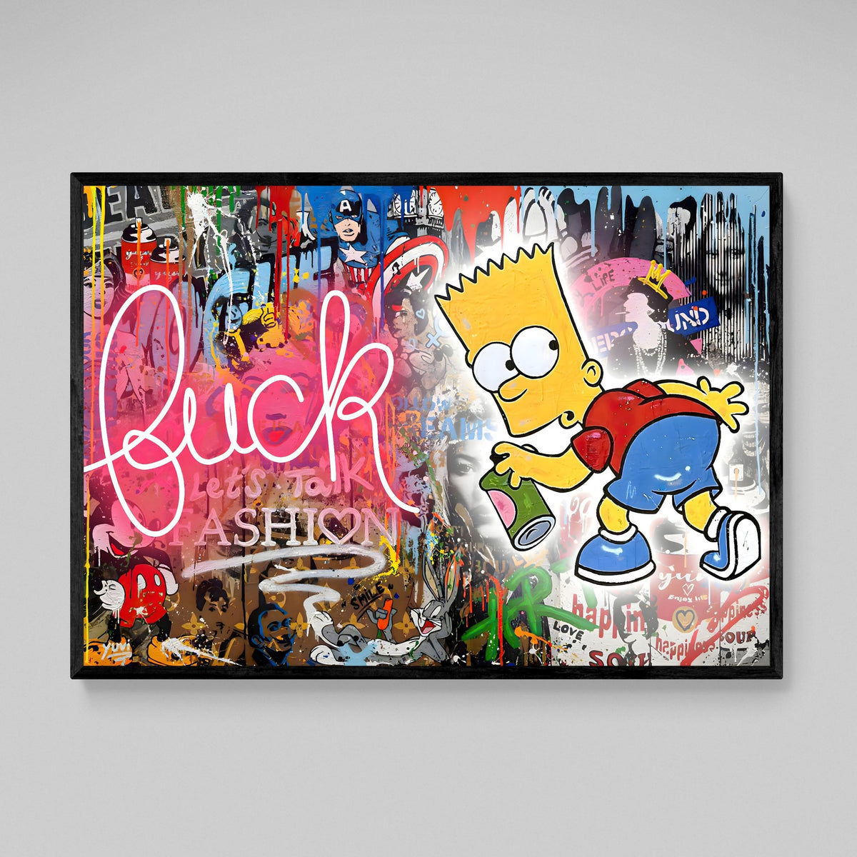 Pop Art Comic Canvas - The Trendy Art