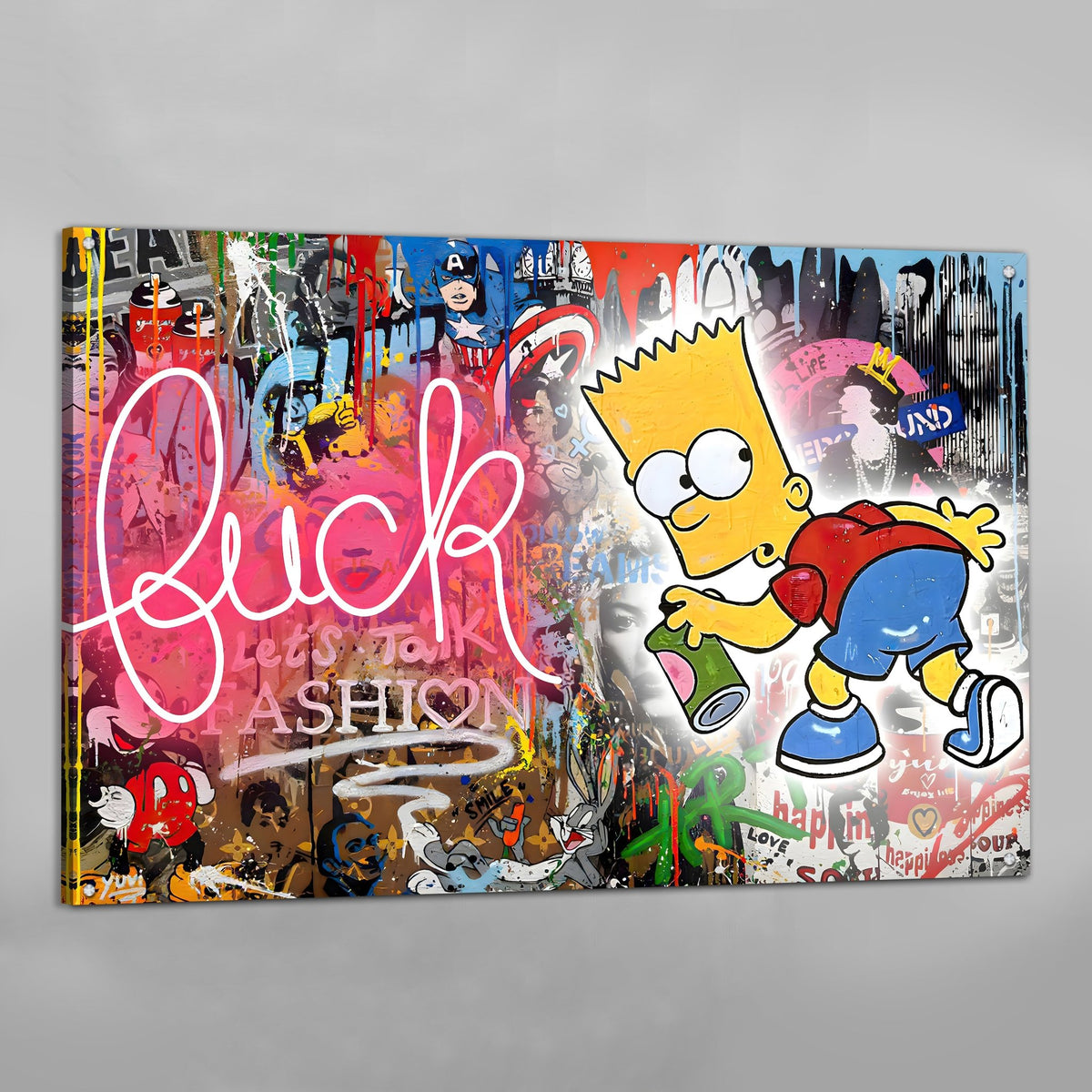 Pop Art Comic Canvas - The Trendy Art