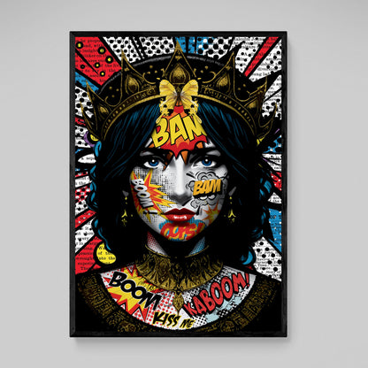 Pop Art Woman Canvas - The Trendy Art
