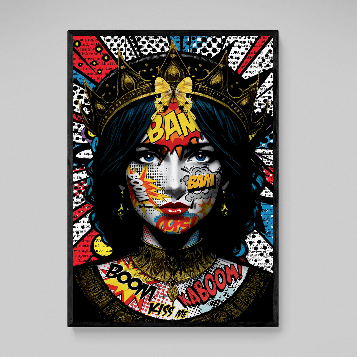 Pop Art Woman Canvas - The Trendy Art