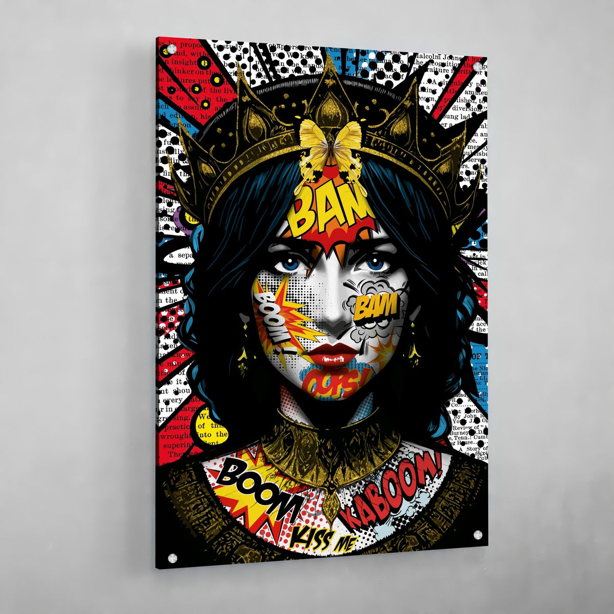 Pop Art Woman Canvas - The Trendy Art
