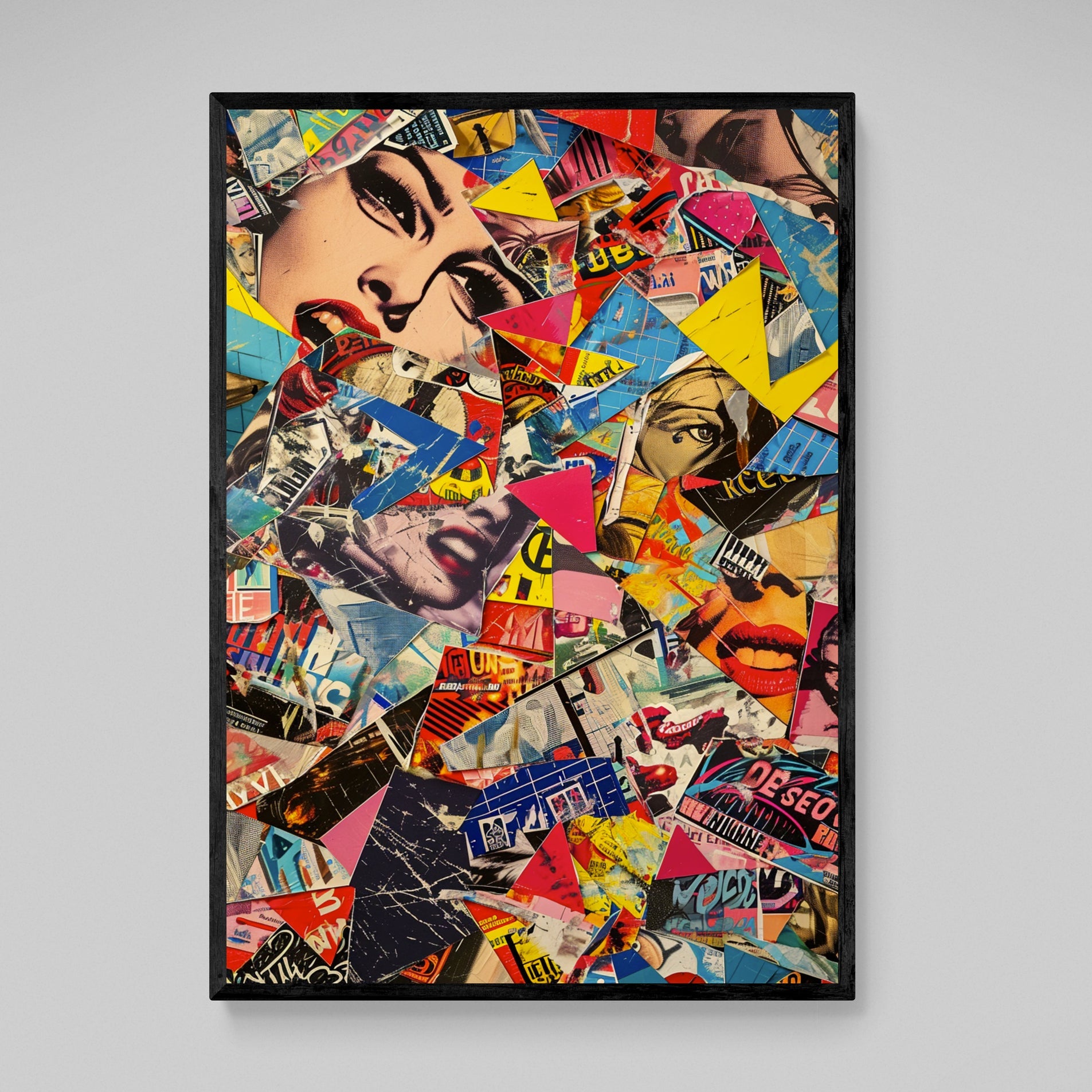 Pop Culture Collage Canvas - The Trendy Art