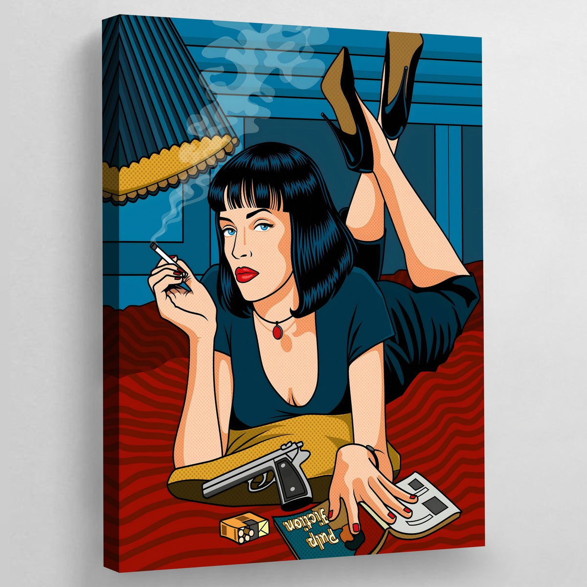 Pulp Fiction Pop Art Canvas - The Trendy Art