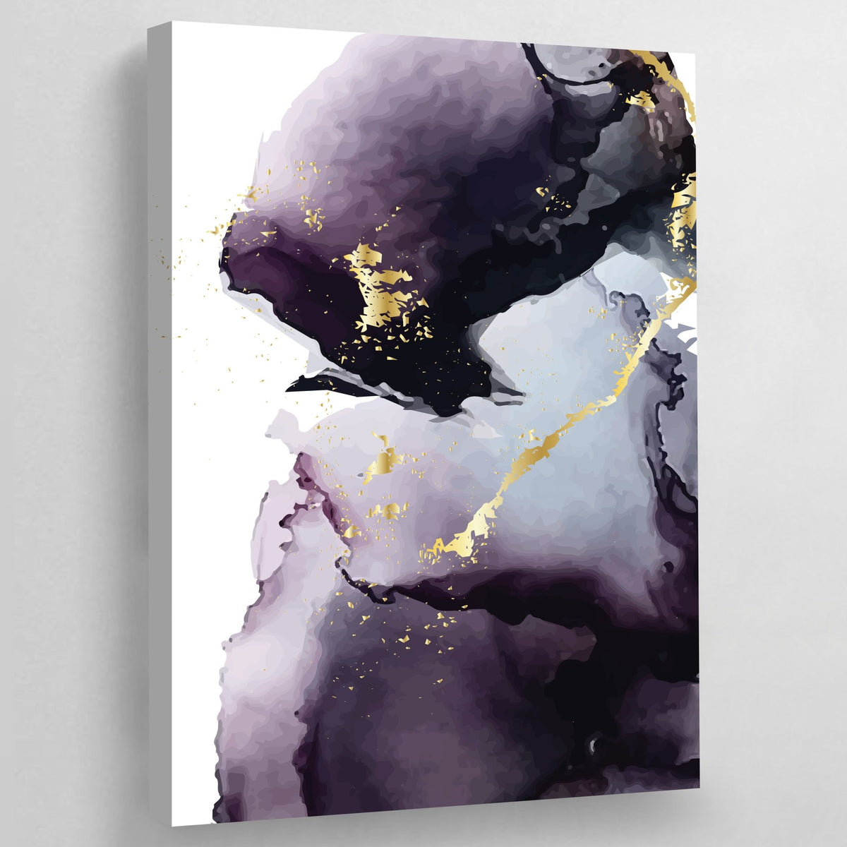 Purple Marble Wall Art - The Trendy Art