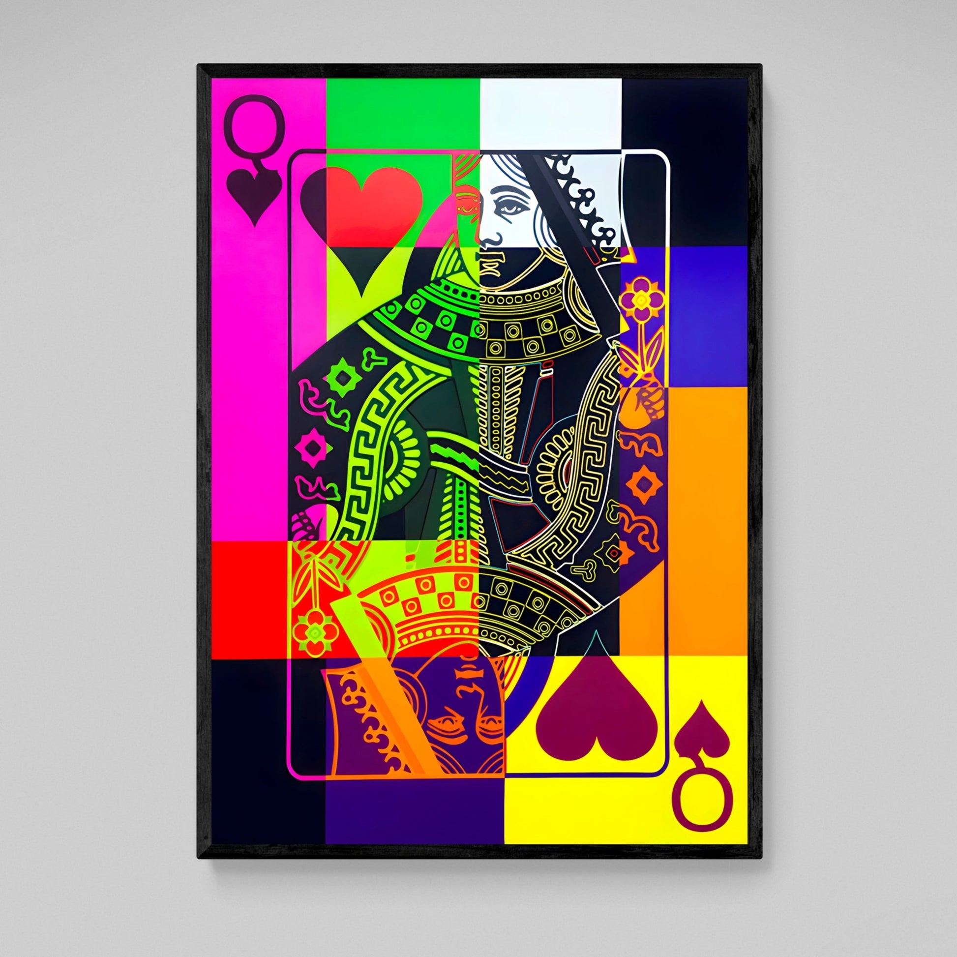 Queen Of Hearts Art - The Trendy Art
