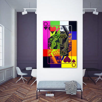 Queen Of Hearts Art - The Trendy Art