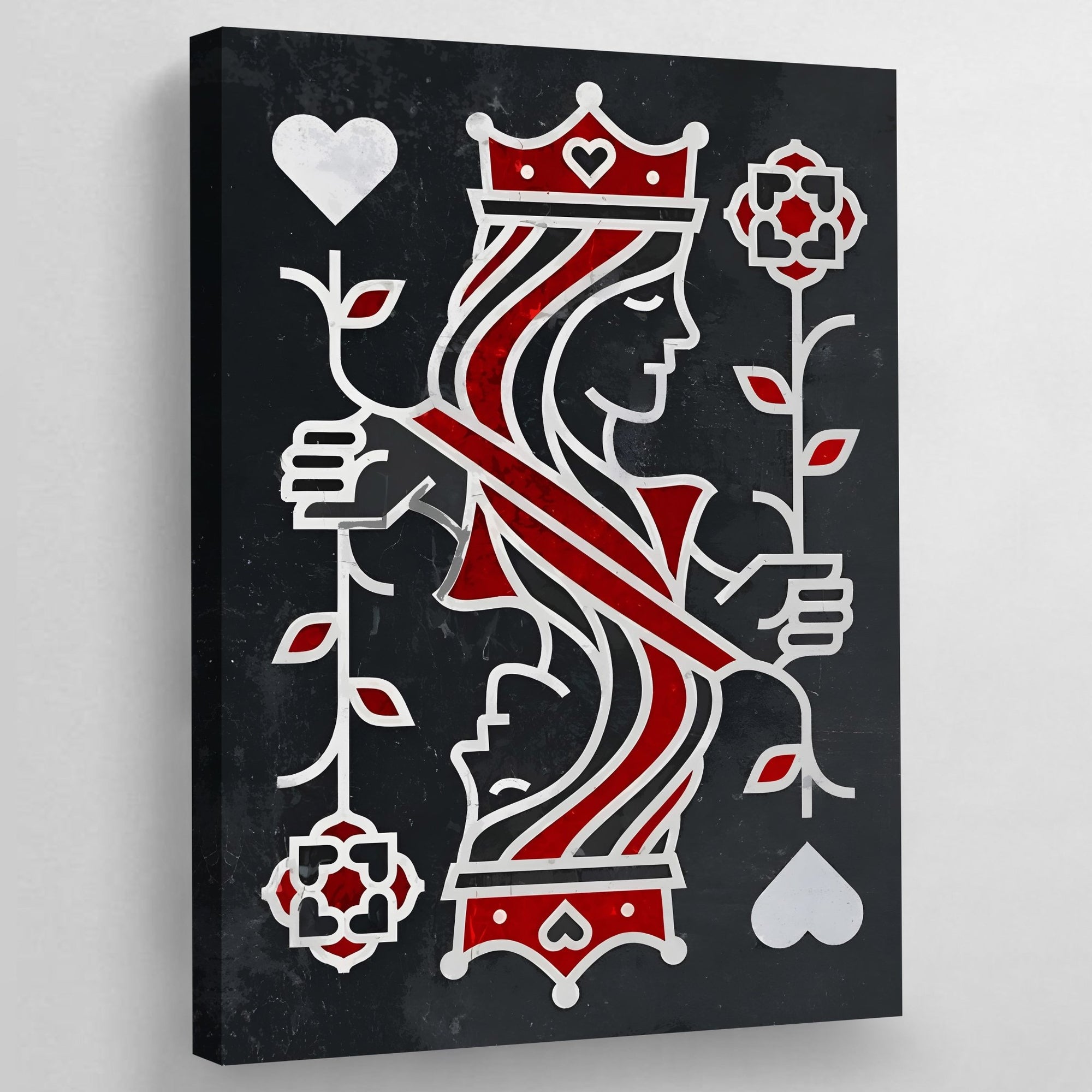 Queen Of Hearts Wall Art - The Trendy Art
