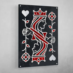 Queen Of Hearts Wall Art - The Trendy Art