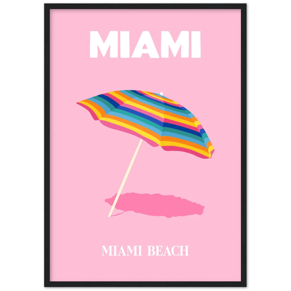 Retro Beach Wall Art - The Trendy Art