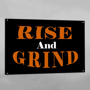 Rise and Grind Canvas - The Trendy Art