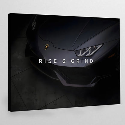 Rise and Grind Wall Art - The Trendy Art