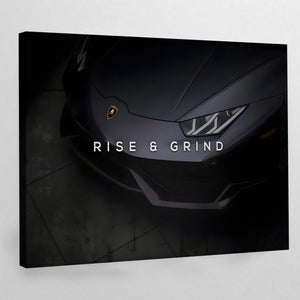 Rise and Grind Wall Art - The Trendy Art