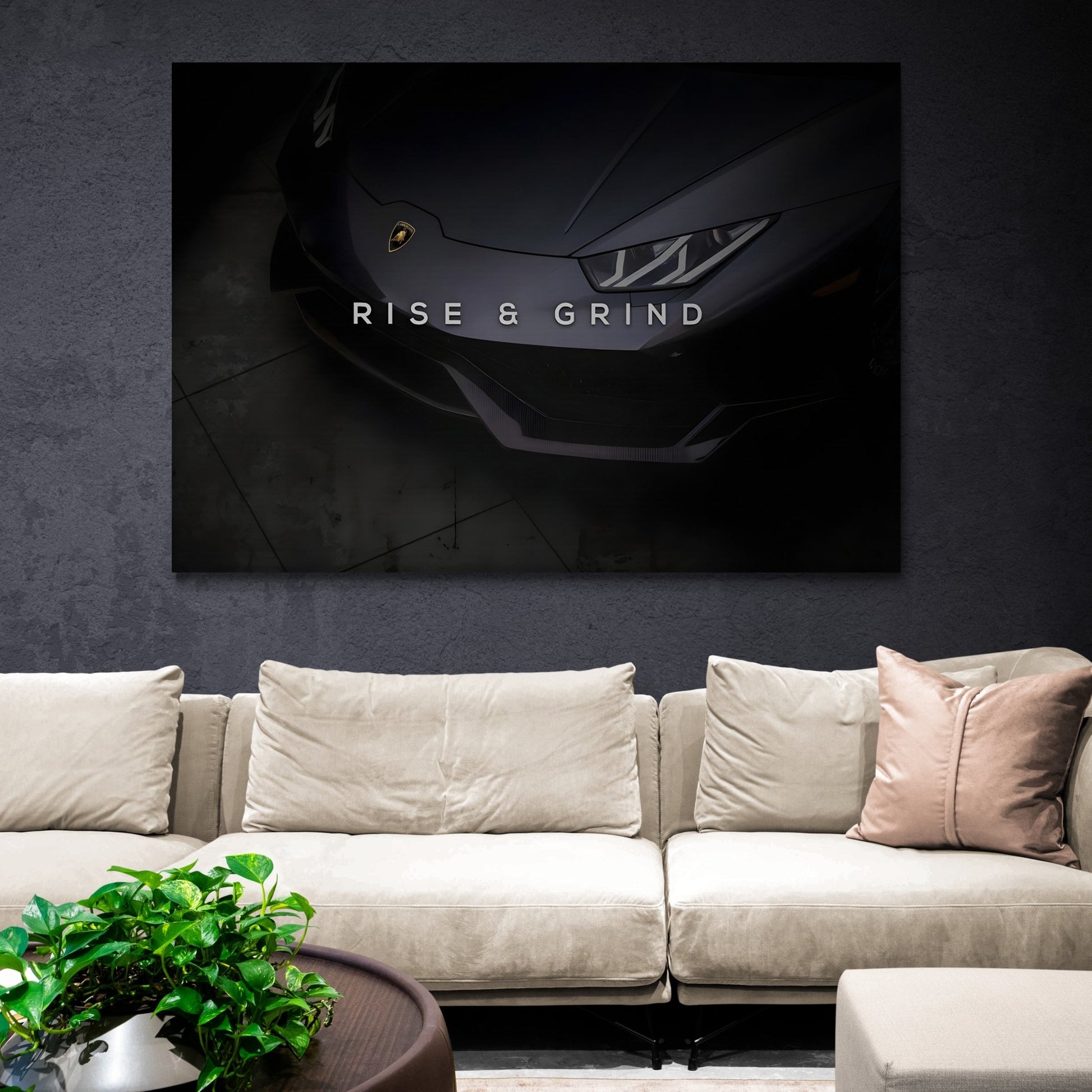 Rise and Grind Wall Art - The Trendy Art