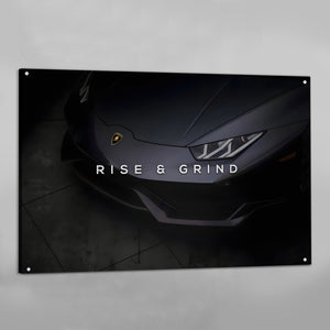 Rise and Grind Wall Art - The Trendy Art