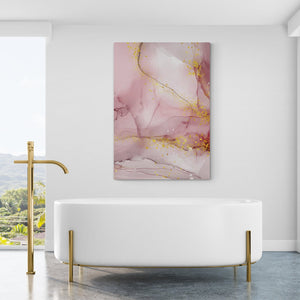 Rose Gold Marble Wall Art - The Trendy Art