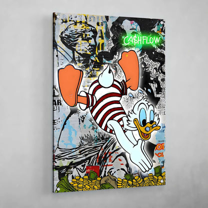 Scrooge Graffiti Wall Art - The Trendy Art