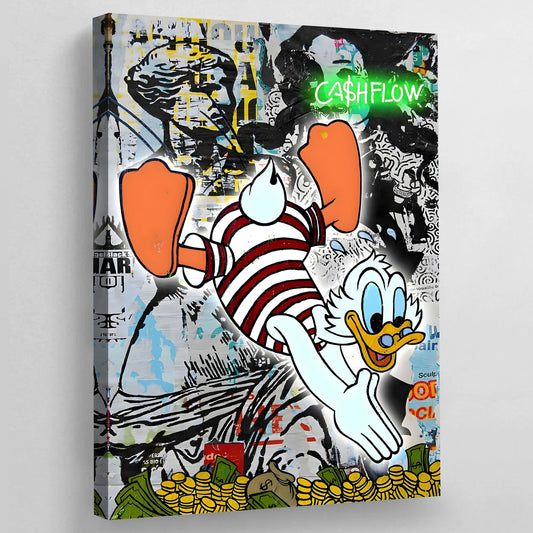 Scrooge Graffiti Wall Art - The Trendy Art