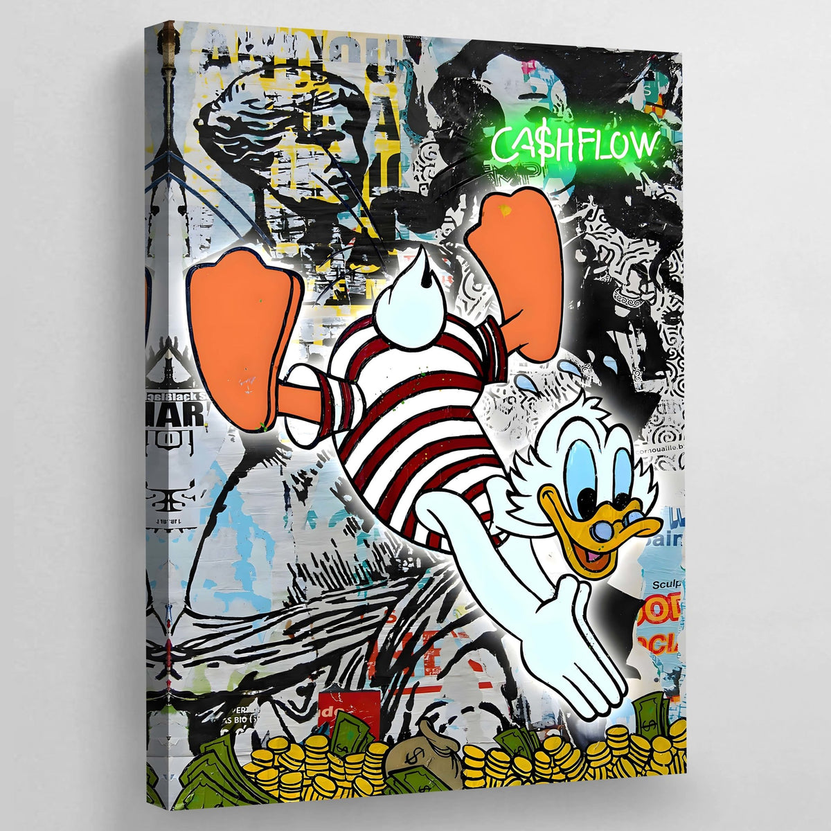 Scrooge Graffiti Wall Art - The Trendy Art