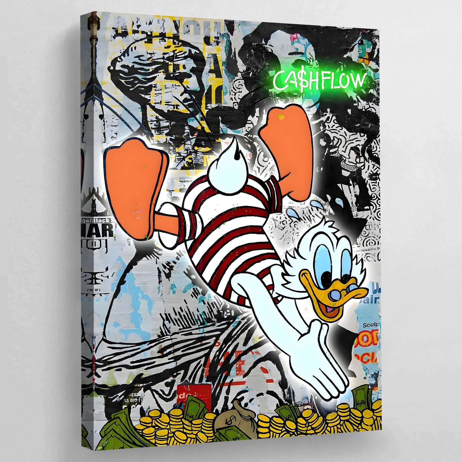 Scrooge Graffiti Wall Art - The Trendy Art