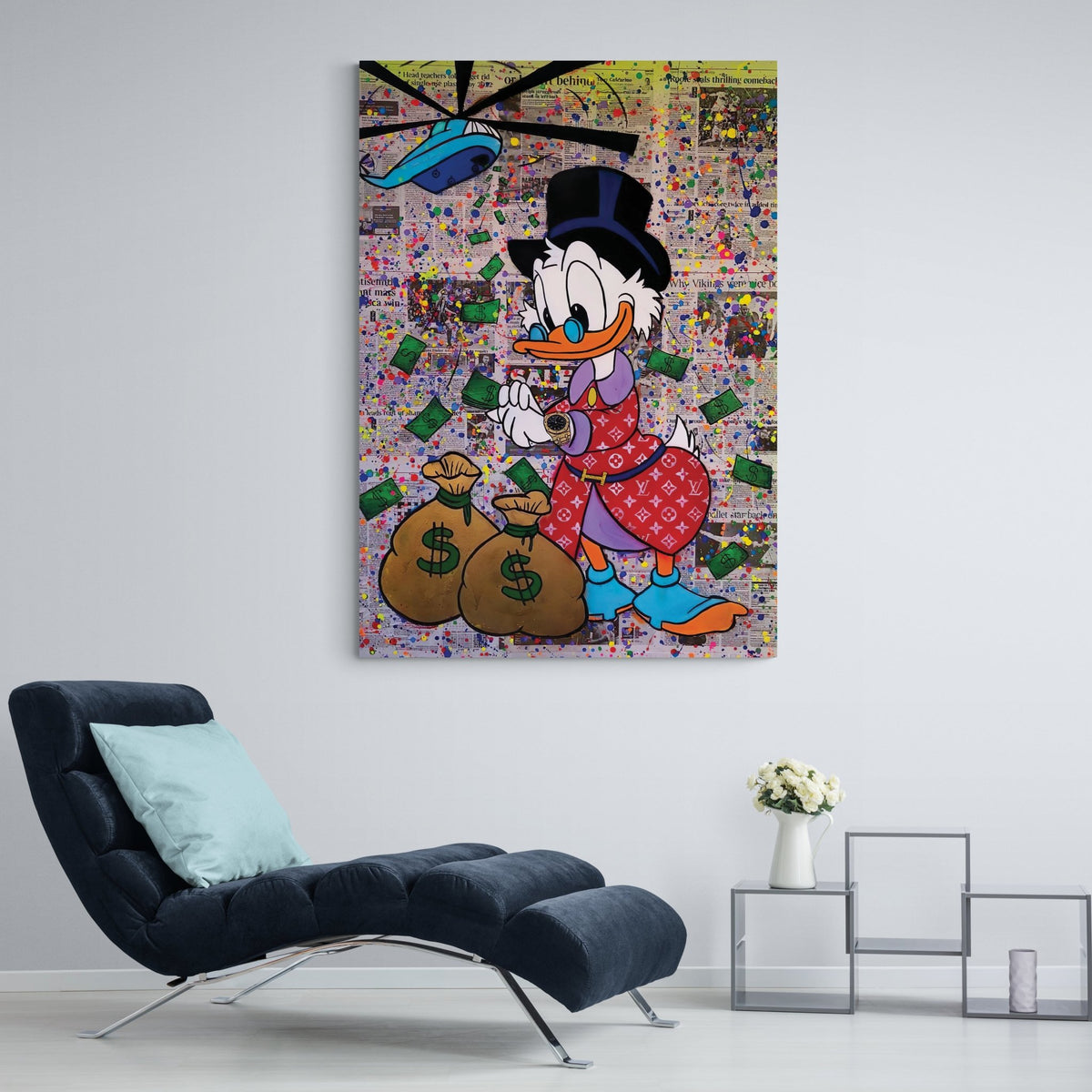 Scrooge McDuck Money Bags - The Trendy Art