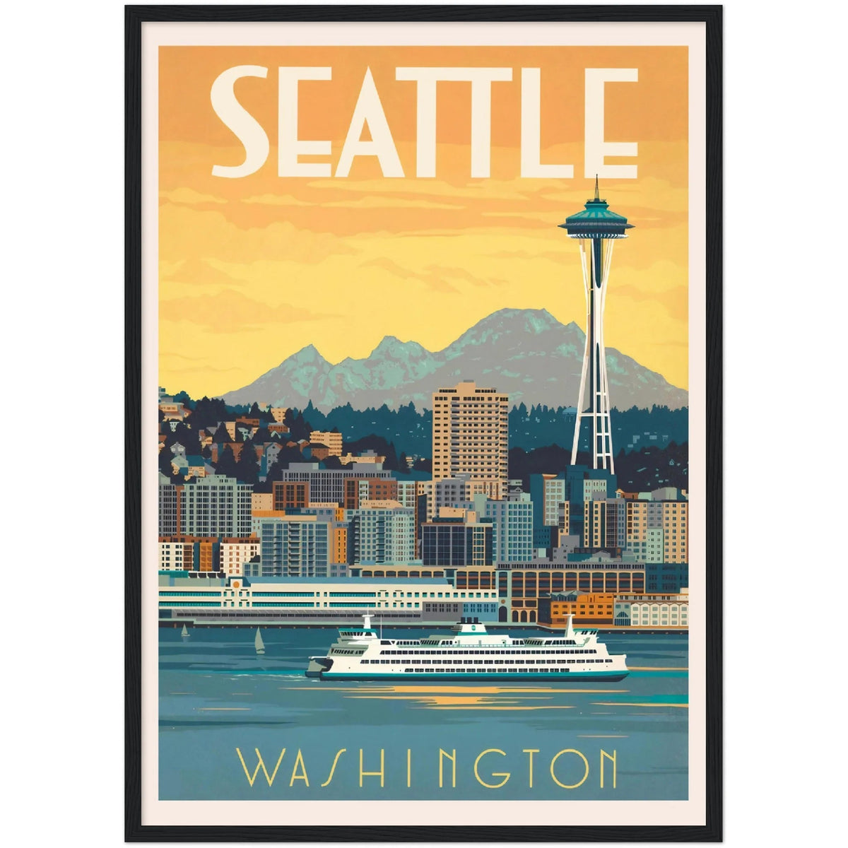 Seattle Wall Art - The Trendy Art