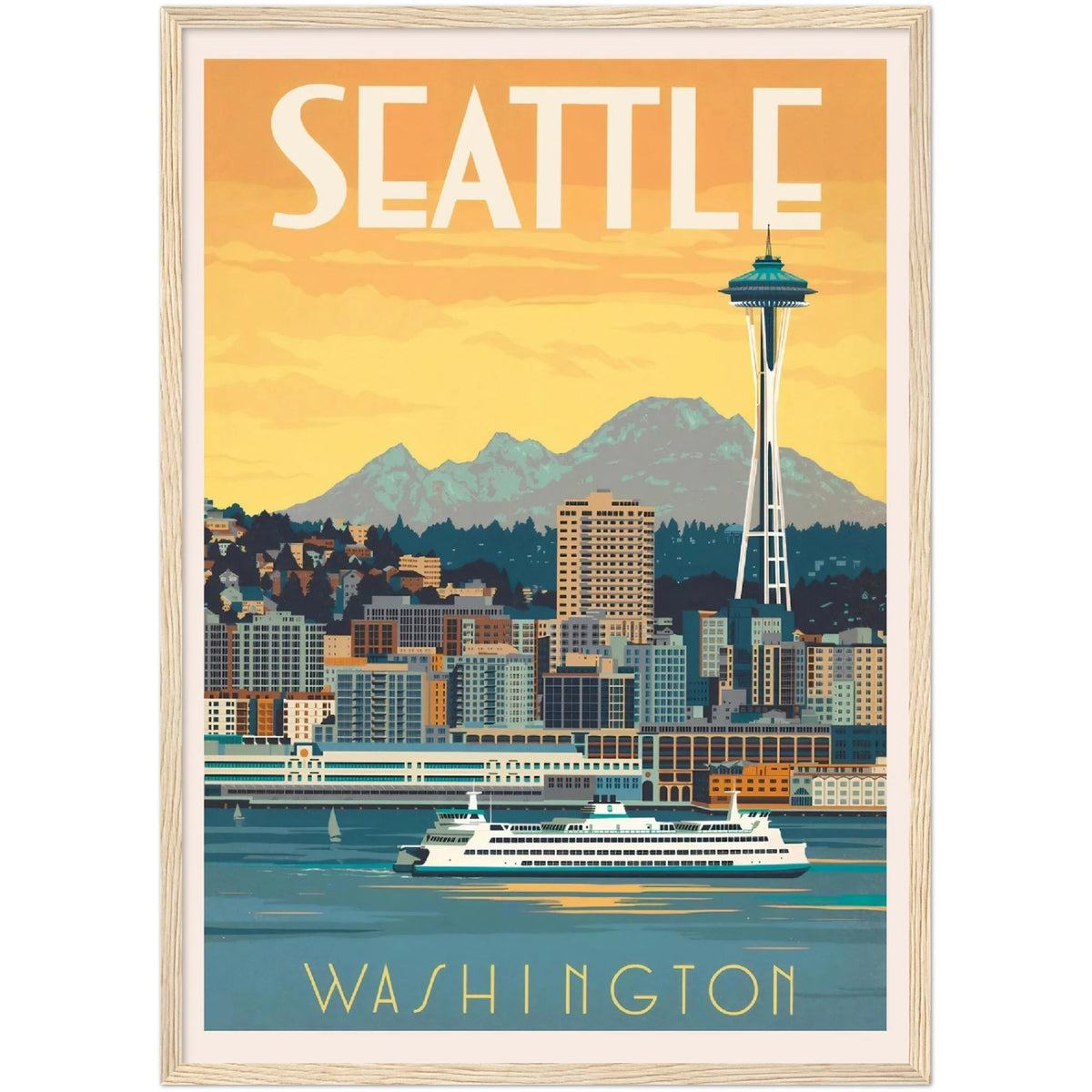 Seattle Wall Art - The Trendy Art