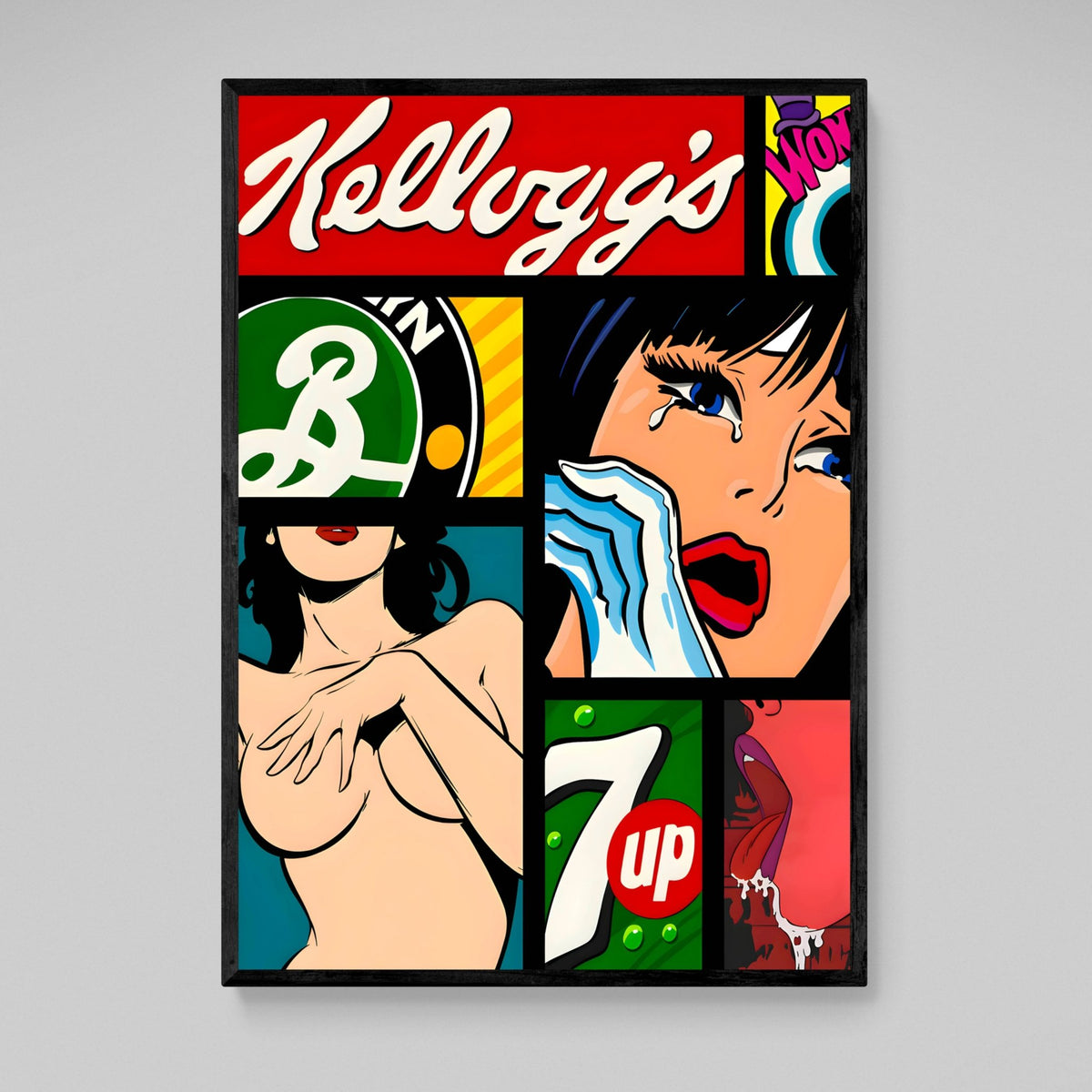 Sexy Pop Art Canvas - The Trendy Art