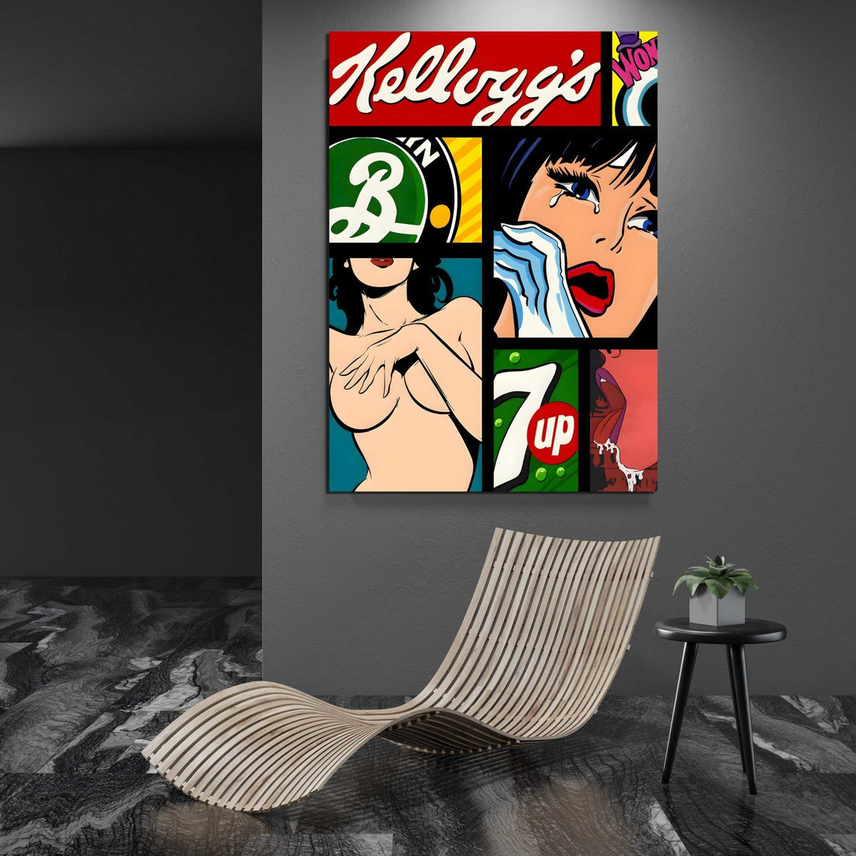 Sexy Pop Art Canvas - The Trendy Art