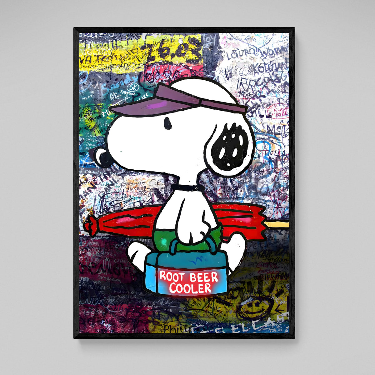 Snoop Graffiti Wall Art - The Trendy Art