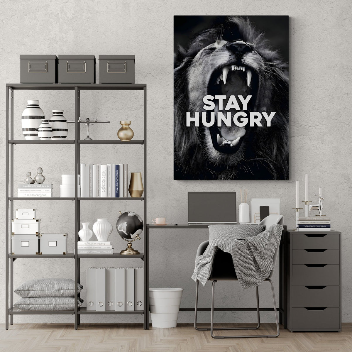 Stay Hungry Canvas - The Trendy Art