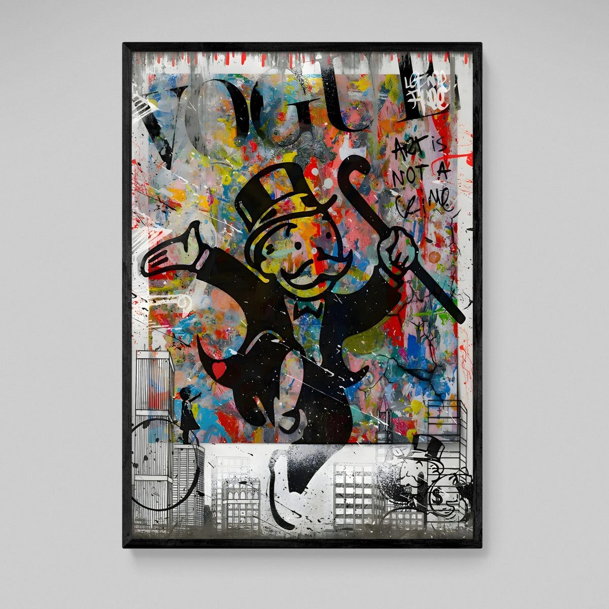 Street Art Canvas Wall Art - The Trendy Art