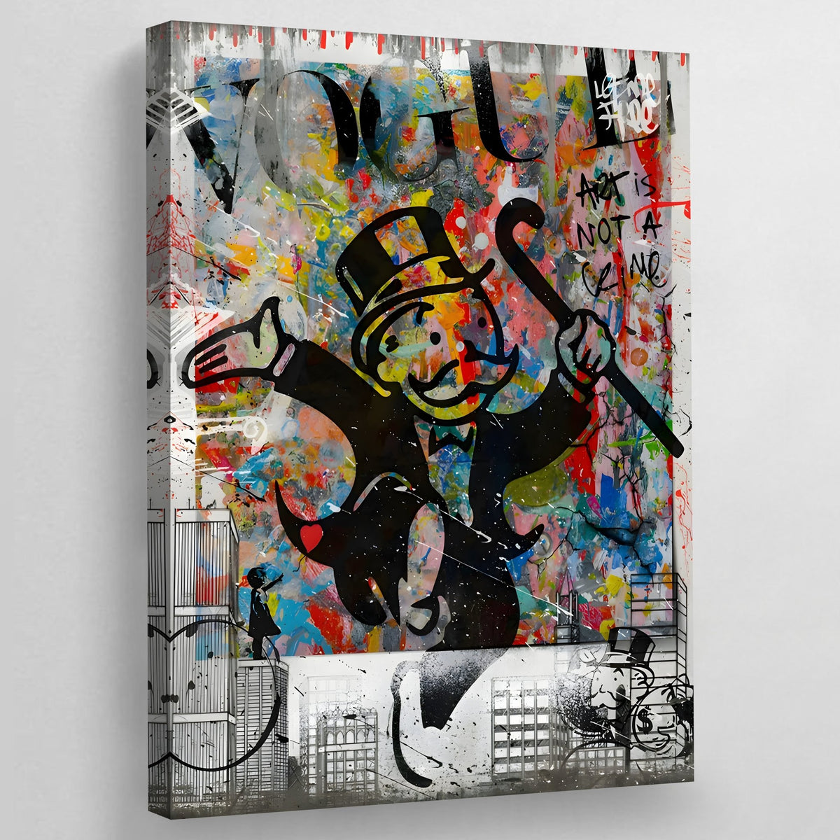 Street Art Canvas Wall Art - The Trendy Art