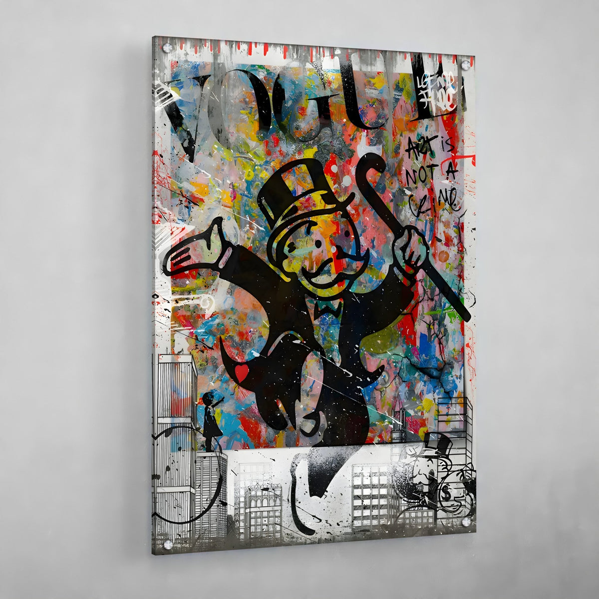 Street Art Canvas Wall Art - The Trendy Art