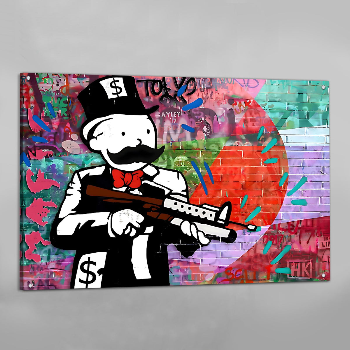 Street Art Graffiti Wall Art - The Trendy Art