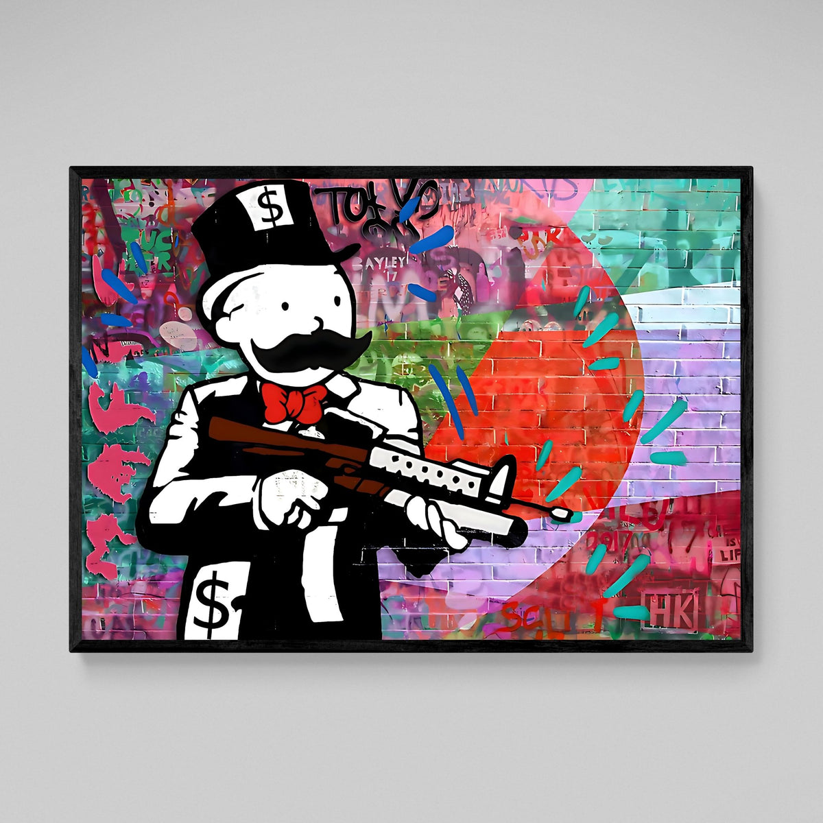 Street Art Graffiti Wall Art - The Trendy Art