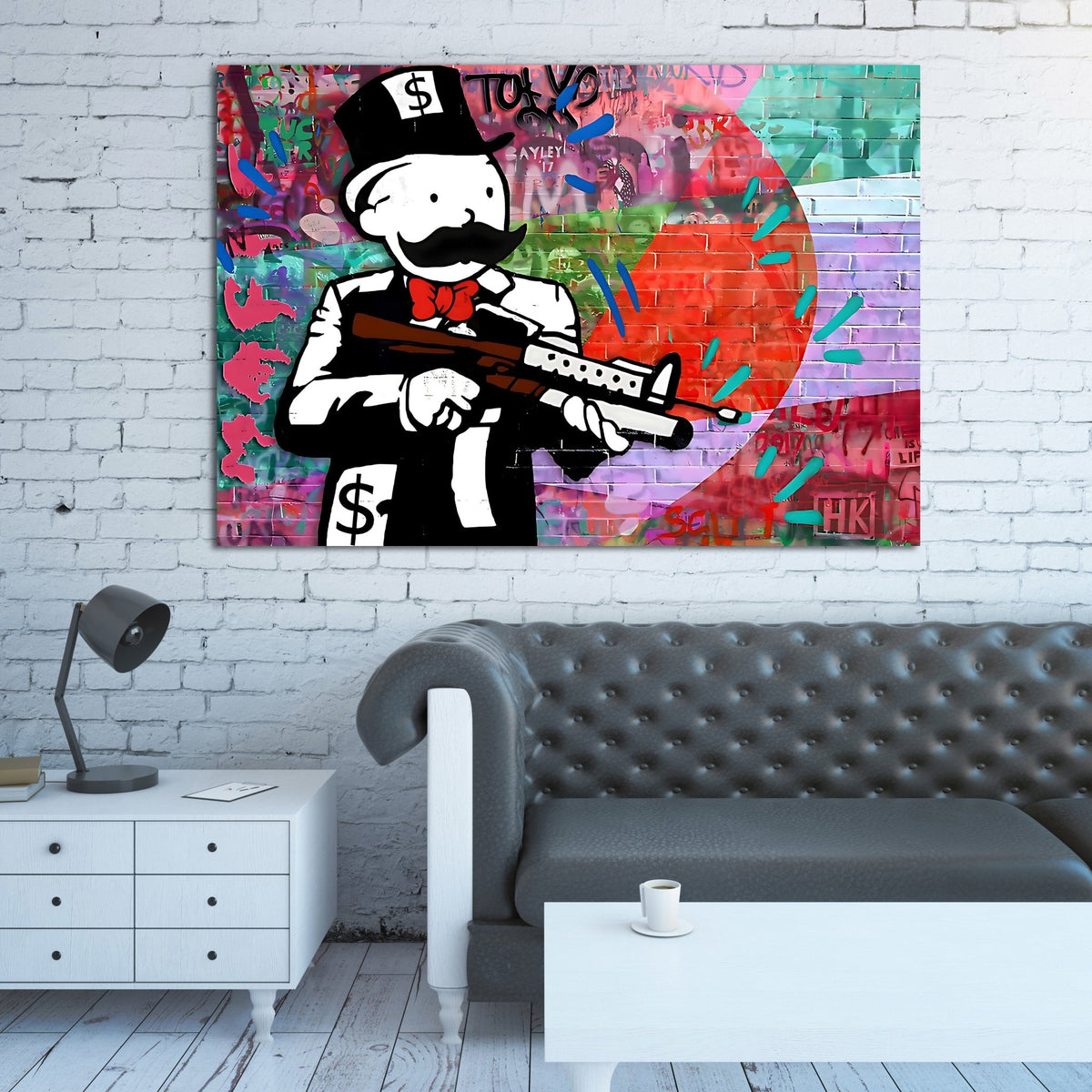 Street Art Graffiti Wall Art - The Trendy Art