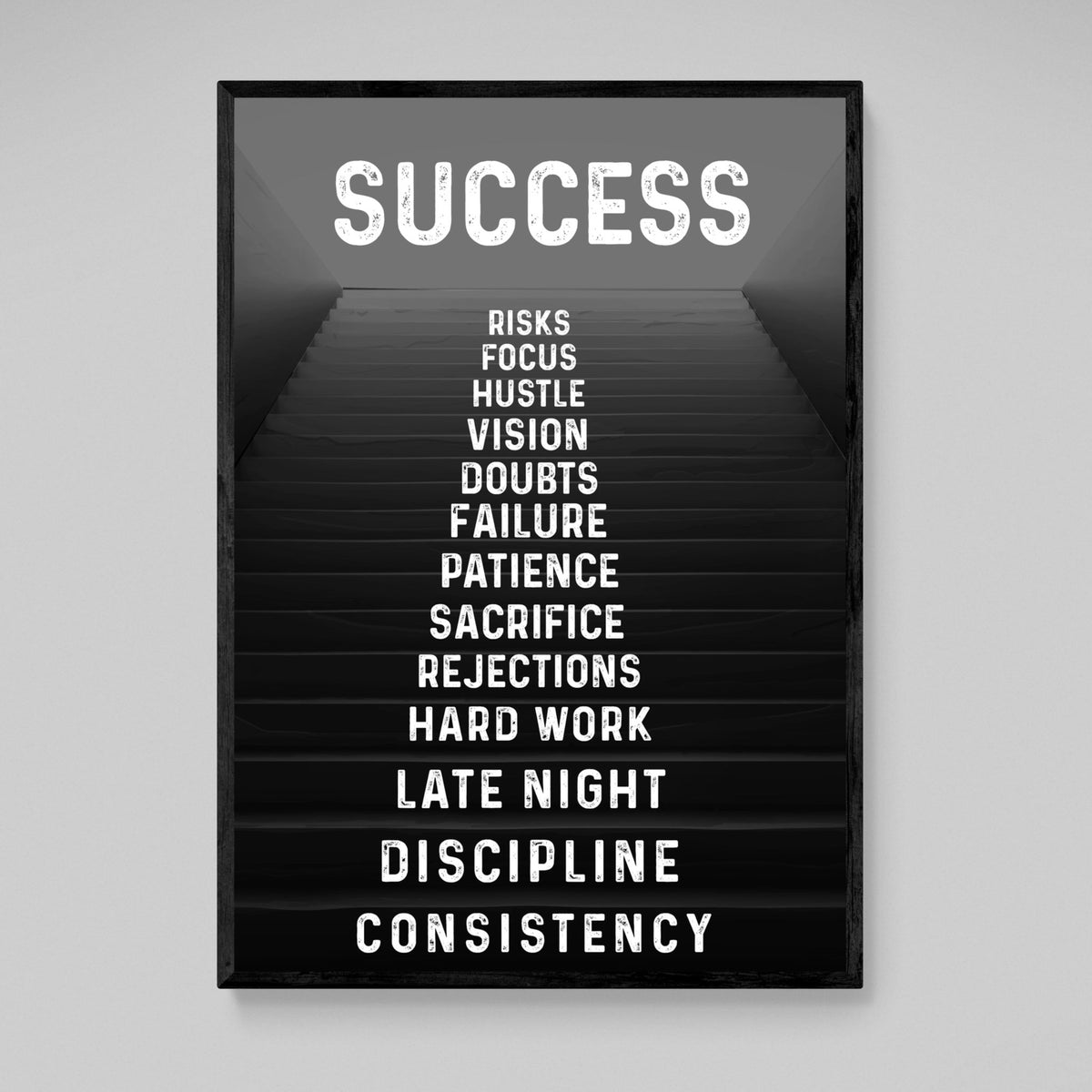 Success Canvas Art - The Trendy Art