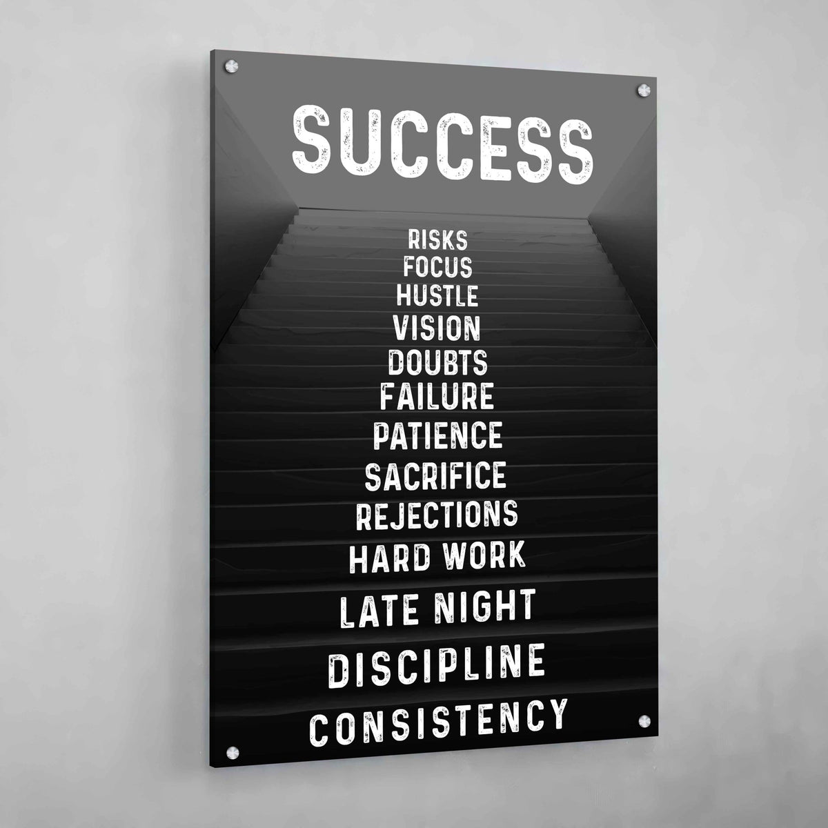 Success Canvas Art - The Trendy Art