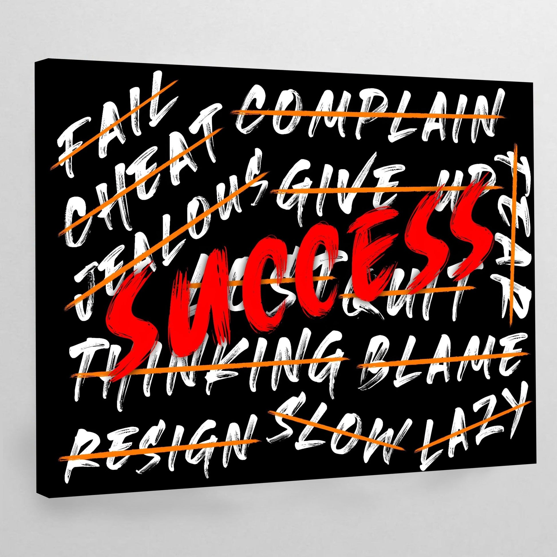 Success Canvas Wall Art - The Trendy Art
