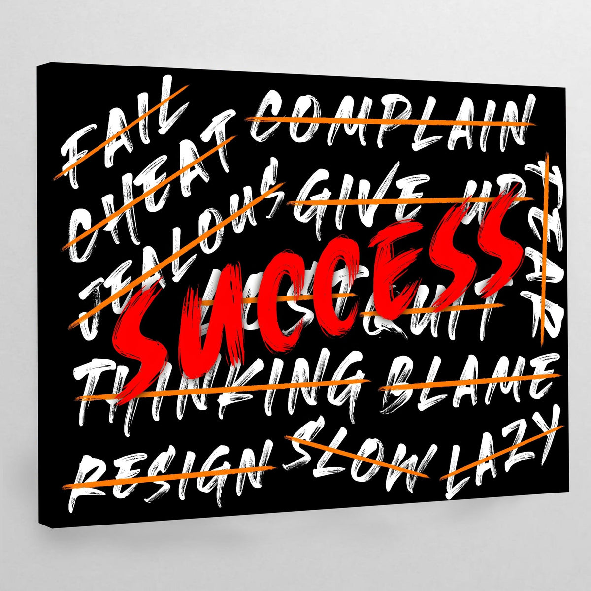 Success Canvas Wall Art - The Trendy Art