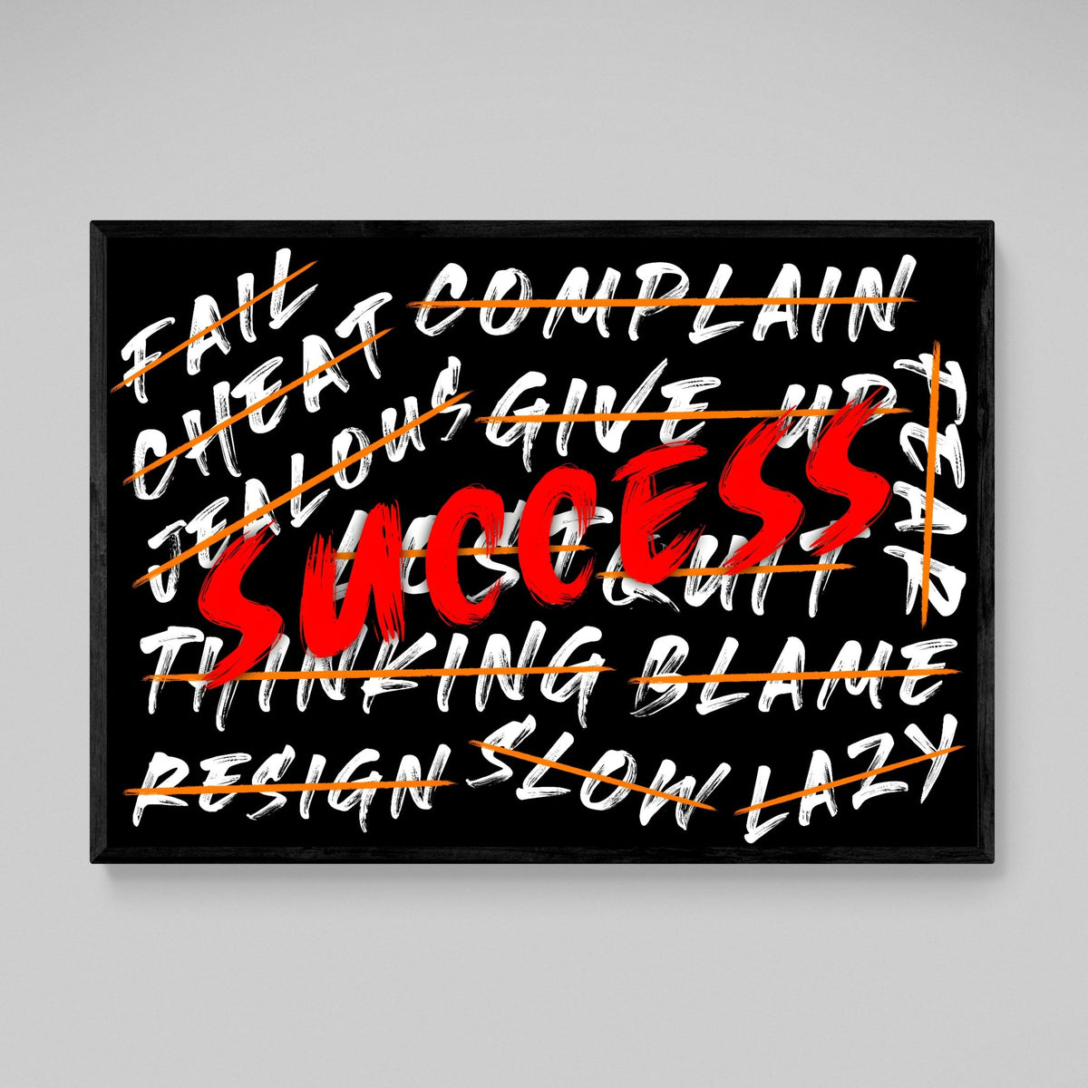 Success Canvas Wall Art - The Trendy Art