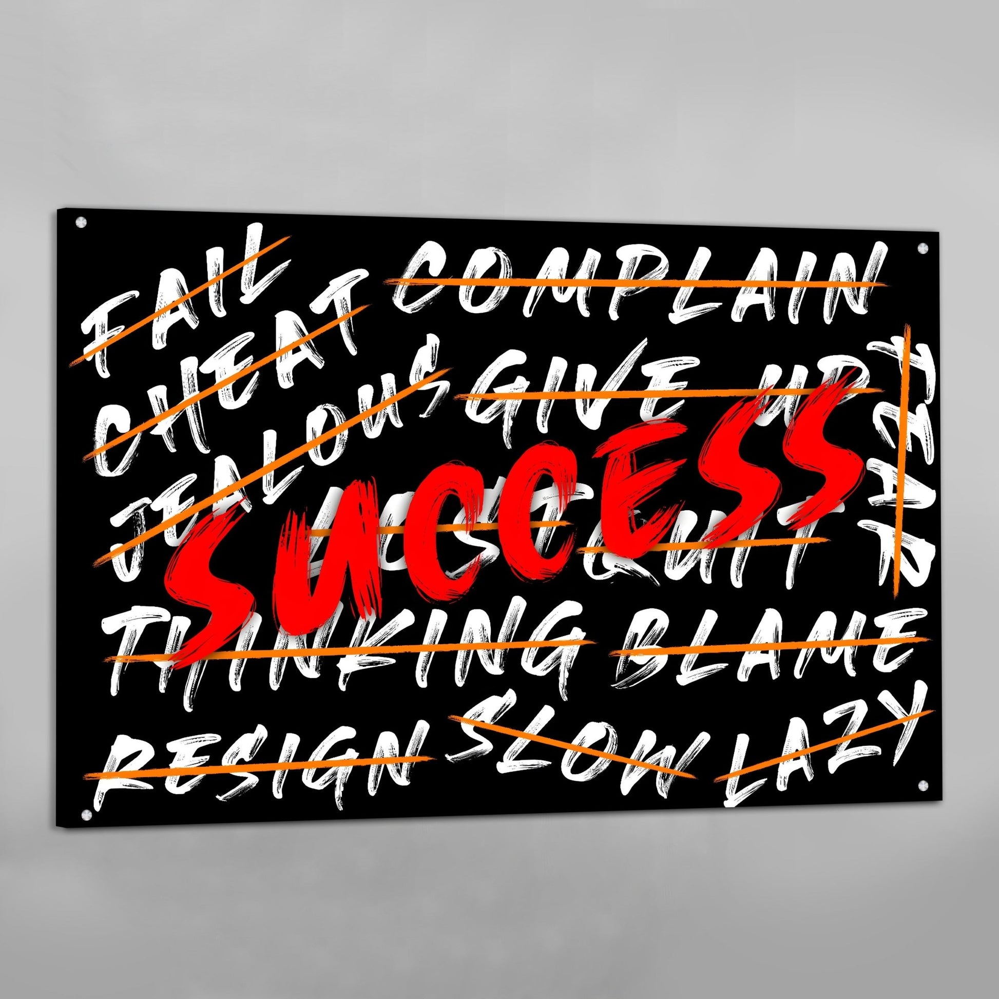 Success Canvas Wall Art - The Trendy Art